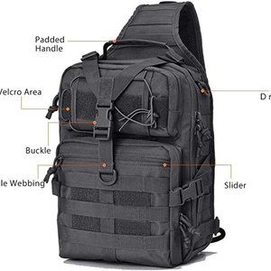 Tactical Military Medium Sling Range Bag